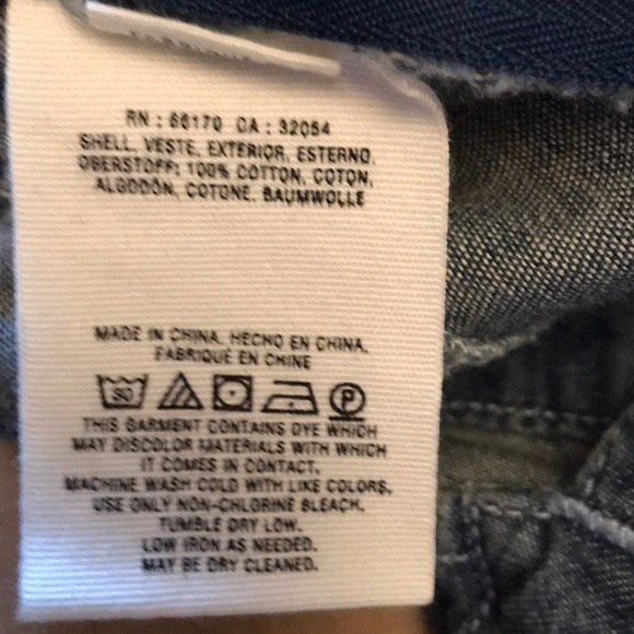 Anthropology denim jumpsuit - Picture 6 of 7